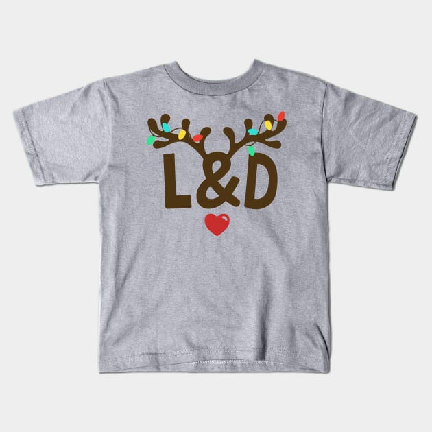 L&D Nurse Christmas Kids T-Shirt by JunThara